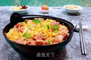 羊肉炖酸菜#羊肉#的做法步骤：15