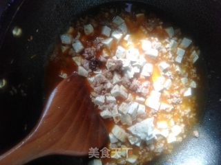 蒜苗烧豆腐的做法步骤：5