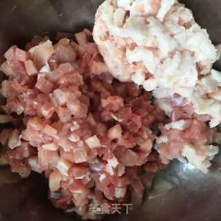 豆瓣酱炖肉丁的做法步骤：2