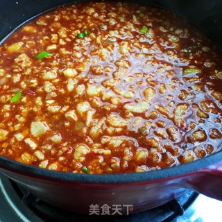 豆瓣酱炖肉丁的做法步骤：9