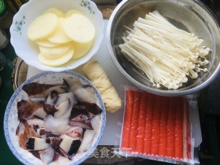 麻辣蘸粉一锅煎的做法步骤：1