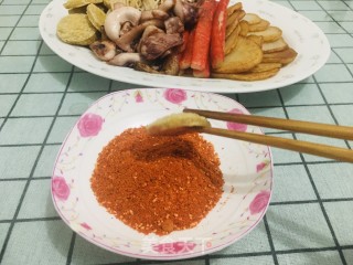 麻辣蘸粉一锅煎的做法步骤：8