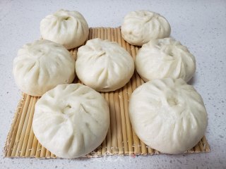 槐花鸭蛋包子的做法步骤：15