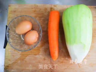 炸白萝卜素丸子❤️（北方冬季特色小吃）的做法步骤：1