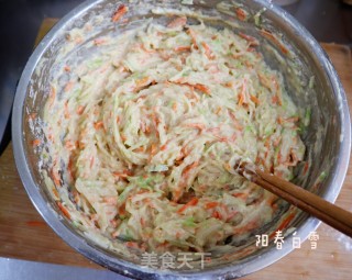 炸白萝卜素丸子❤️（北方冬季特色小吃）的做法步骤：7