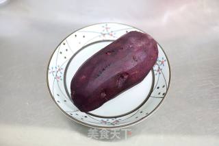 豹纹紫薯蛋糕卷的做法步骤：1