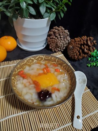 雪蛤炖红枣木瓜的做法步骤：7