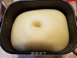 香葱肉松吐司的做法步骤：3