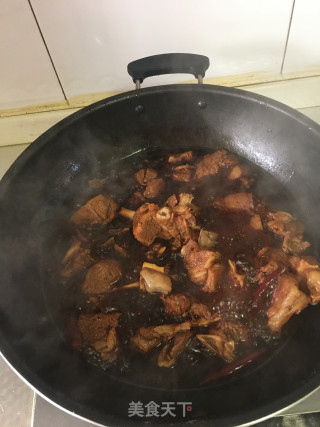 啤酒白菜粉丝烧羊肉的做法步骤：8