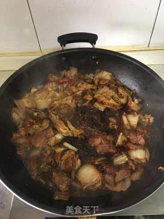 啤酒白菜粉丝烧羊肉的做法步骤：11