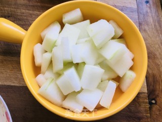 海米冬瓜粉丝汤的做法步骤：2