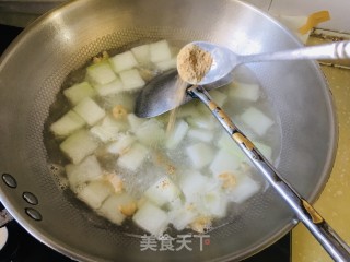 海米冬瓜粉丝汤的做法步骤：8