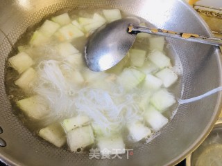 海米冬瓜粉丝汤的做法步骤：9