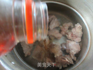菜芯土豆铁棍山药肉骨汤的做法步骤：4