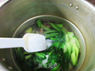 菜芯土豆铁棍山药肉骨汤的做法步骤：10