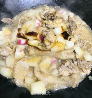 萝卜炖鸡的做法步骤：10
