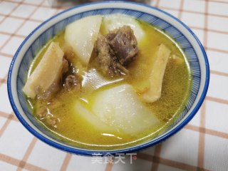 牛尾萝卜汤的做法步骤：13