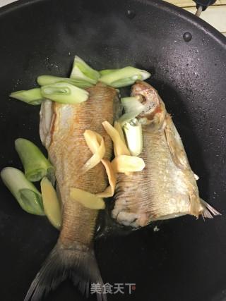 豆豉酱烧白鱼的做法步骤：4