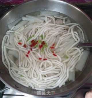 萝卜粉条肉圆汤的做法步骤：13