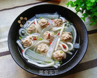 萝卜粉条肉圆汤的做法步骤：14