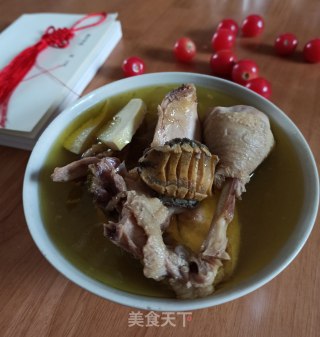 鲍鱼冬笋炖草鸡的做法步骤：6