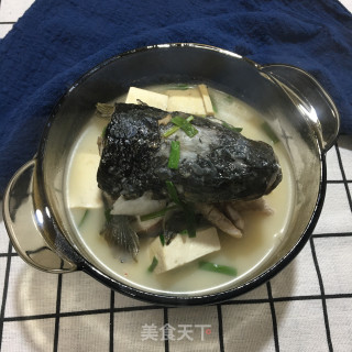 豆腐炖黑鱼的做法步骤：11
