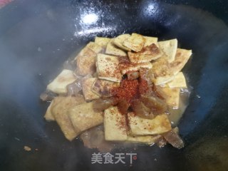 牛筋烧白干的做法步骤：6