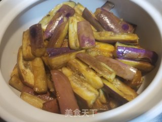 酱烧茄子鲶鱼煲的做法步骤：9