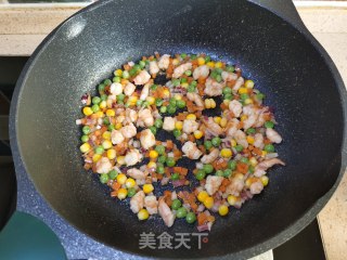 减脂鲜虾藜麦饭的做法步骤：9