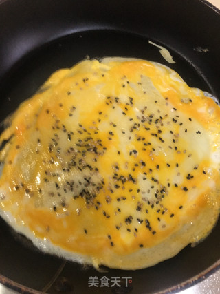 鸡蛋芝麻煎饼的做法步骤：6