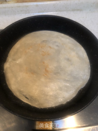 面饼裹辣菜的做法步骤：2