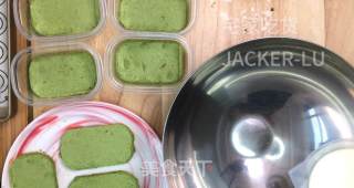 抹茶蜜豆盒子蛋糕，淡淡茶香配上甜蜜奶油，清新不甜腻。的做法步骤：11