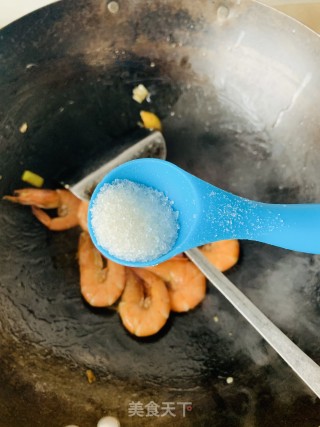 炒虾????的做法步骤：8