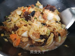 大白菜五花肉炖粉条的做法步骤：7