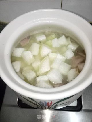 清炖羊肉萝卜汤的做法步骤：5