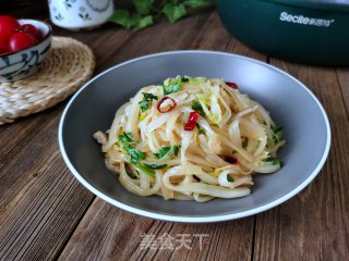 家常炒白菜帮的做法步骤：9