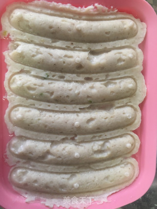 自制鸡肉肠的做法步骤：8