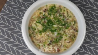 海参翡翠牛肉羹的做法步骤：3