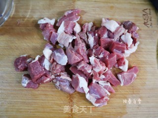 炸羊肉丸子❤️外酥里软小时候的味道❤️的做法步骤：1