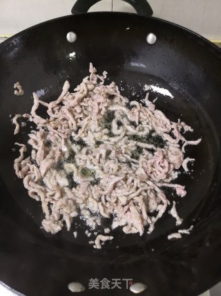 韭黄肉丝的做法步骤：10