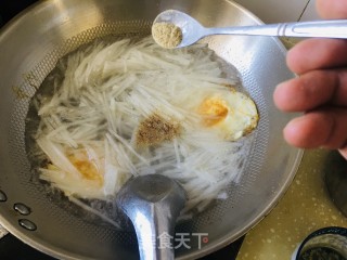 萝卜煎蛋汤的做法步骤：7