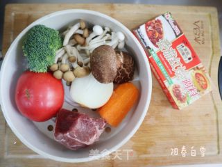 番茄红烩牛肉捞饭❤️酸甜可口孩子最爱的做法步骤：1
