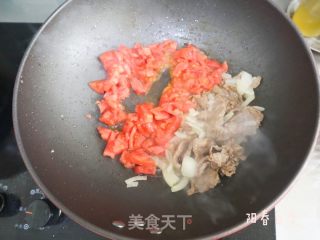 番茄红烩牛肉捞饭❤️酸甜可口孩子最爱的做法步骤：5