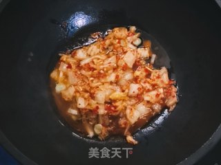 辣白菜豆腐汤的做法步骤：3