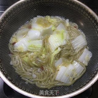 白菜炖粉条的做法步骤：6