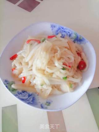 素炒萝卜丝的做法步骤：7