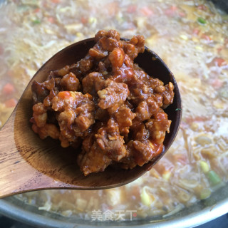 豆腐黄花臊子面的做法步骤：13