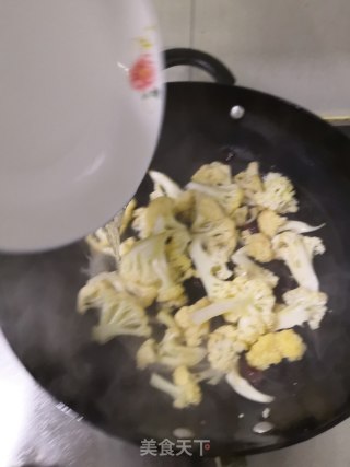 炝炒花菜的做法步骤：5
