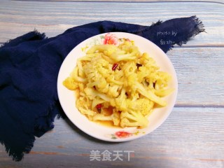 炝炒花菜的做法步骤：7