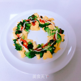 圣诞花环的做法步骤：9